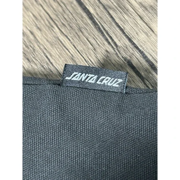 Santa Cruz Skateboard Longsleeve Button Up Shirt Screaming Hand‎ Utility Black - Picture 16 of 16